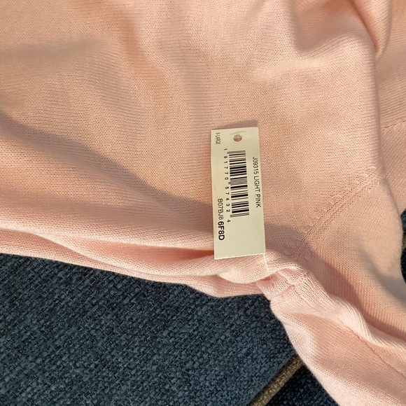 Ladies pink cardigan size X-LARGE - Picture 4 of 5